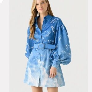 Leo Lin Women's Juliana Shirt Mini Dress